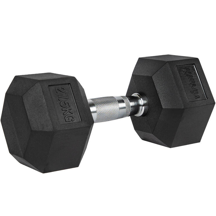 Virtufit - Haltères Musculation - Hexa - Poids - Par Piéce - 1 À 40 Kg - Haltère - Gris - Taille Unique - Decathlon