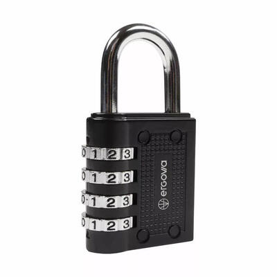 Lucchetto a codice Ergovia in alluminio con combinazione programmabile