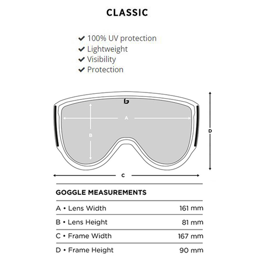 Masque de Ski Cylindrique BLANCA - Verre Cat 3 - Femme 4/6