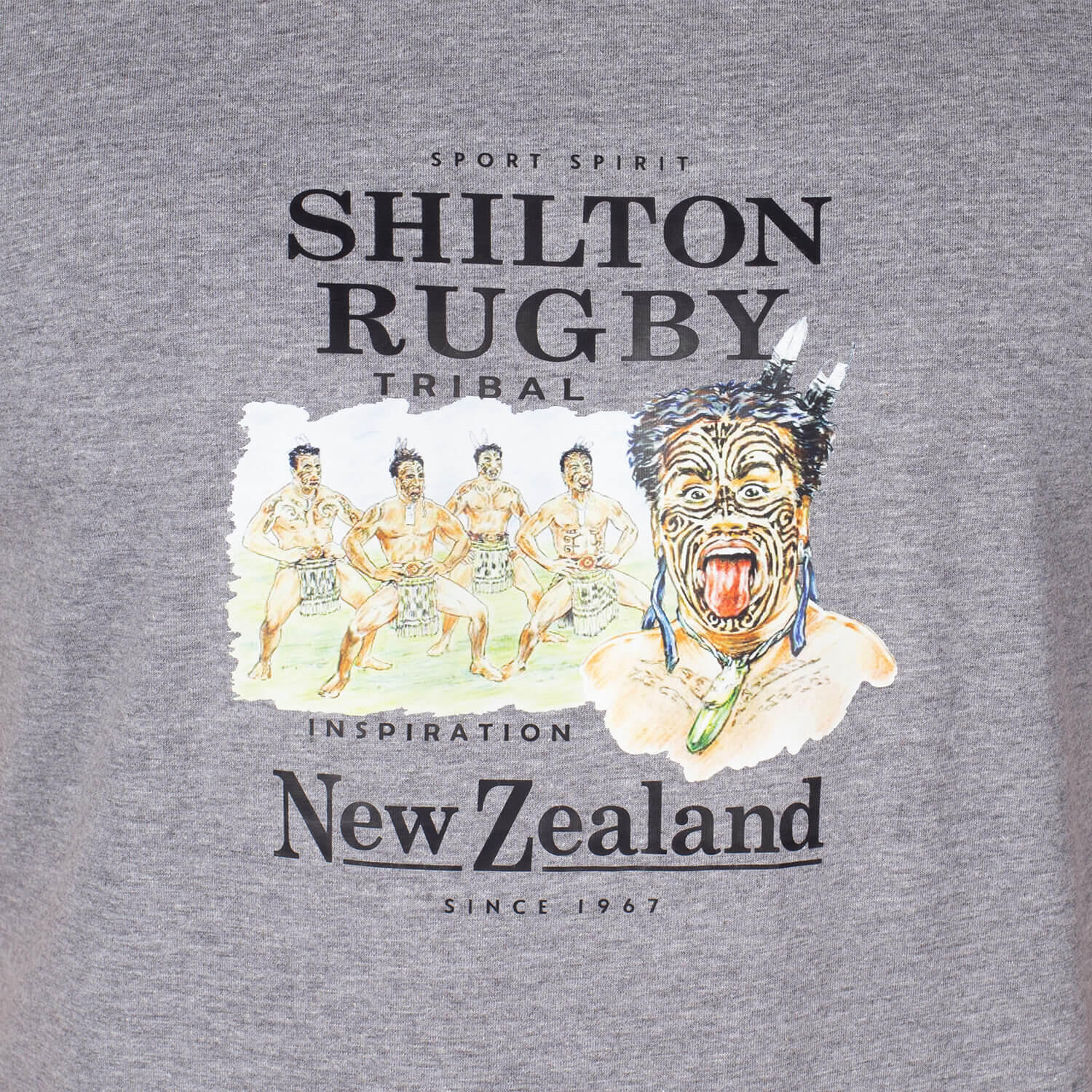Tshirt rugby print TRIBAL homme 3/4