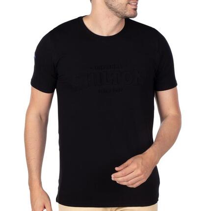 T-shirt manches courtes relief homme