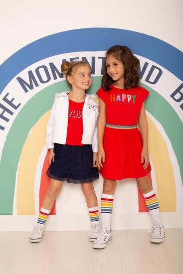 Camiseta de niña color rojo