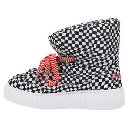 Puff Boots à motifs avec doublure en polaire