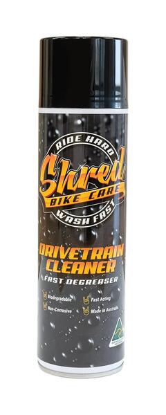 Aerosol can of drivetrain cleaner