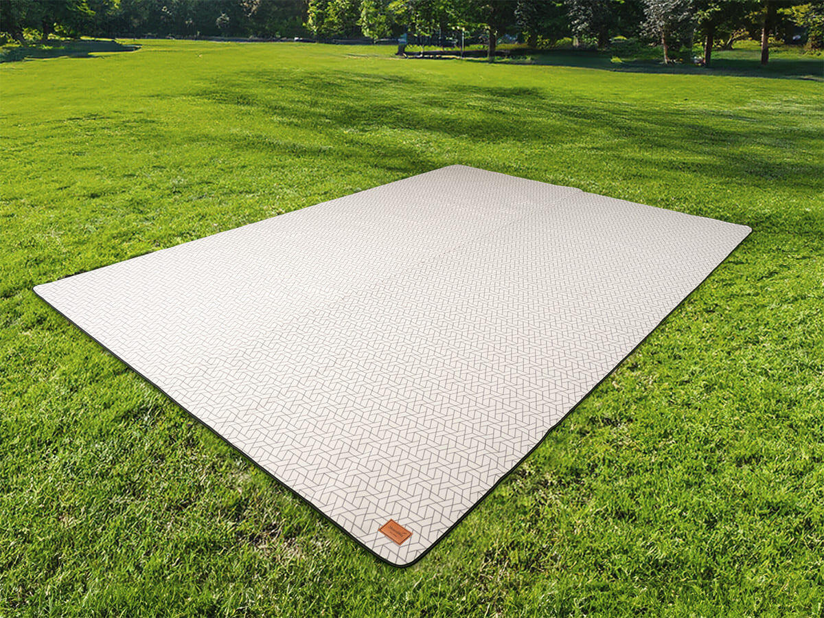 Tapis de tente Lindal - camping - 310x450cm - polaire Softtouch, sac rangement 6/7