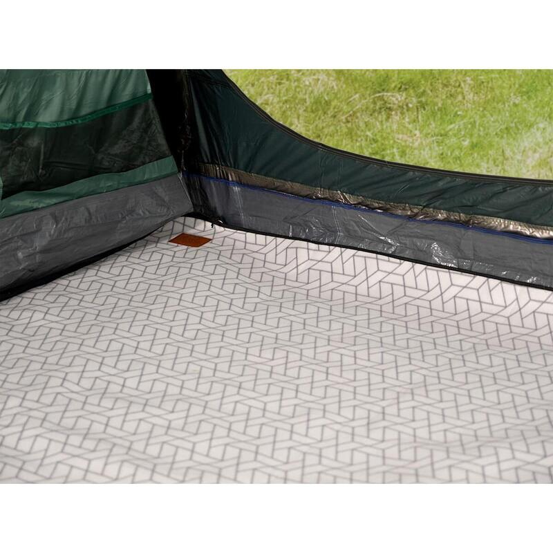 Tapis de tente - camping - 200x300cm - avec polaire Softtouch - sac de rangement