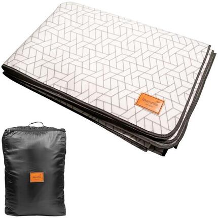 Tapis de tente Lindal - camping - 300x300cm - polaire Softtouch - sac rangement