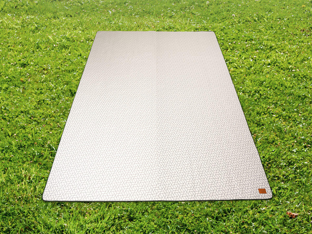 Tapis de tente Lindal  - camping - 200x300cm - polaire Softtouch - sac rangement 5/7