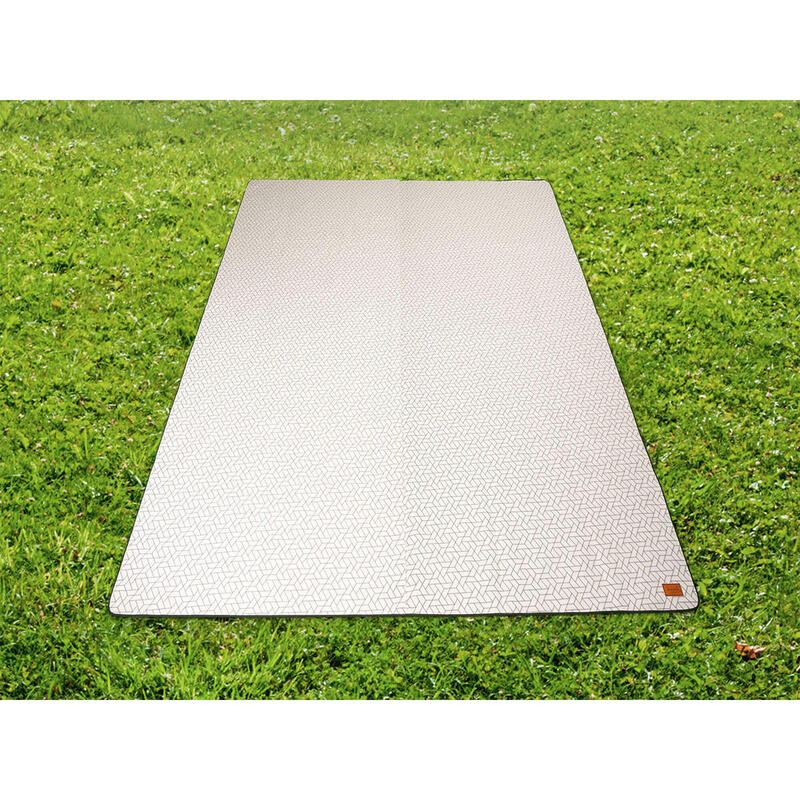 Tapis de tente - camping - 200x300cm - avec polaire Softtouch - sac de rangement