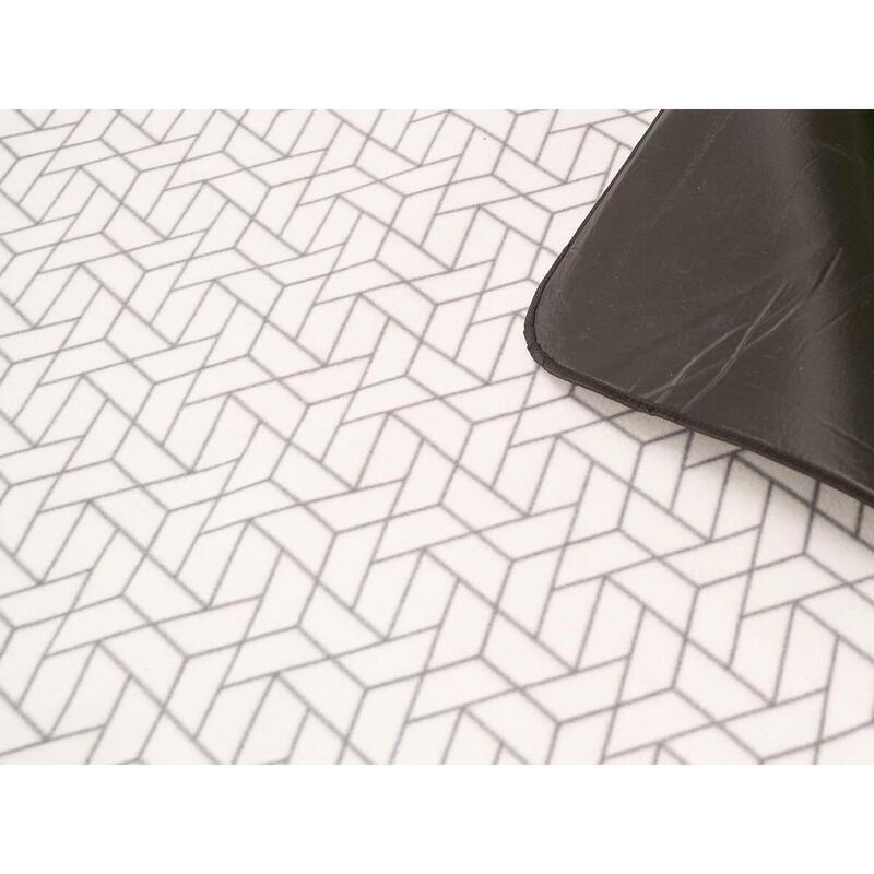 Tapis de tente - camping - 200x300cm - avec polaire Softtouch - sac de rangement