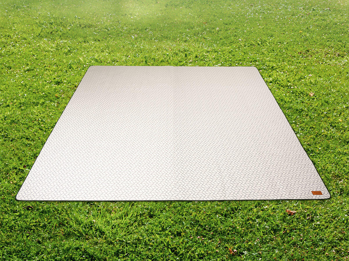Tapis de tente Lindal - camping - 300x300cm - polaire Softtouch - sac rangement 5/7
