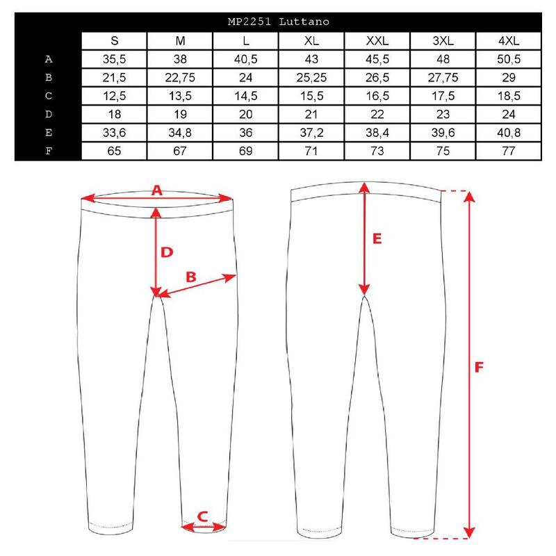 3/4 lange legging Silvini Luttano