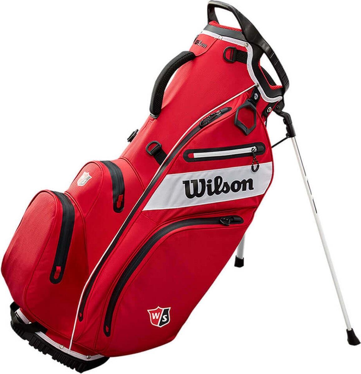 Exo dry - saco de golfe impermeável - saco de suporte - vermelho