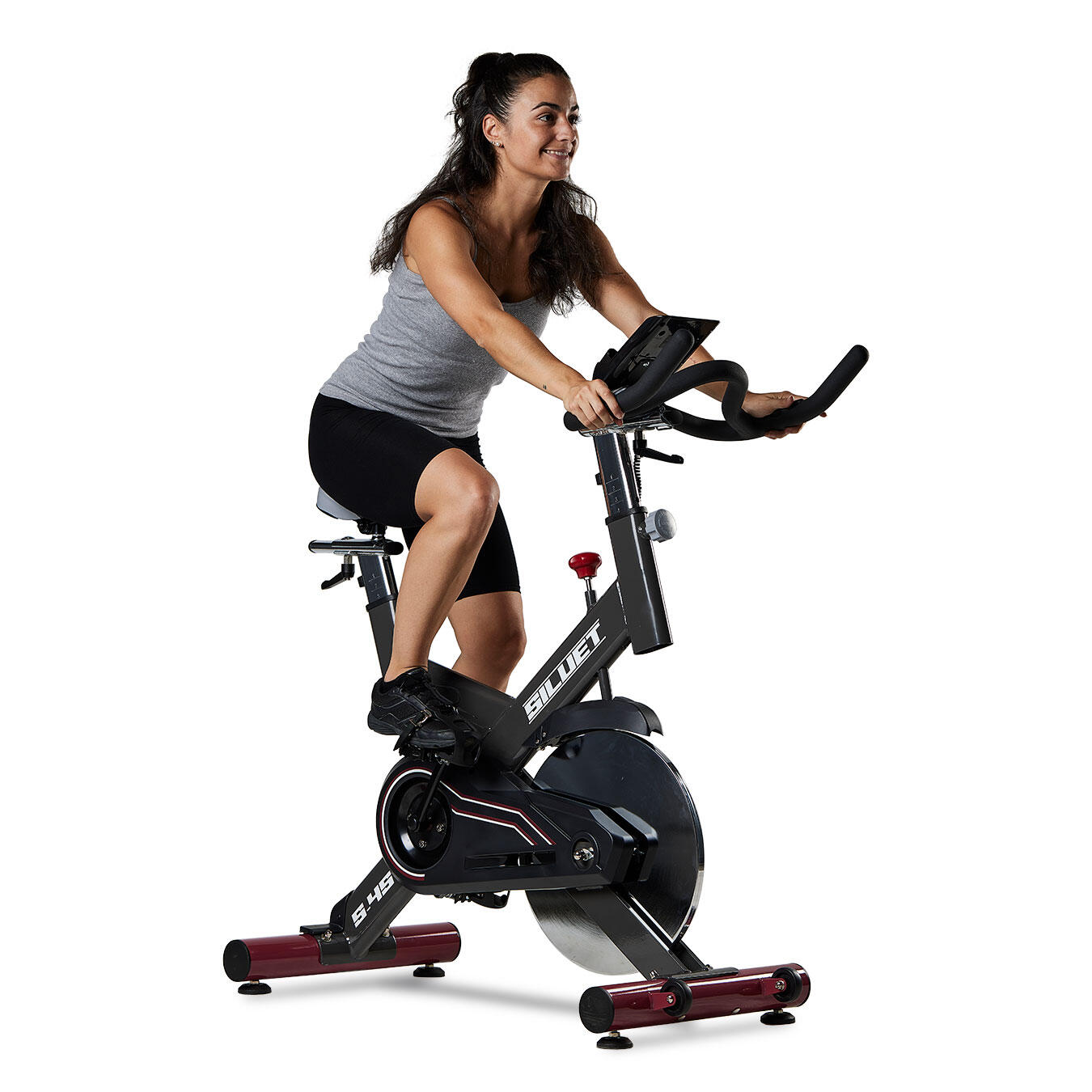 SILUET S-4S. Bicicleta Indoor con sistema mecánico muy silenciosa. 4/6