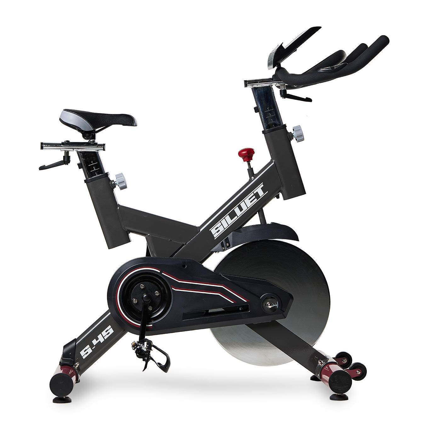 SILUET S-4S. Bicicleta Indoor con sistema mecánico muy silenciosa. 3/6