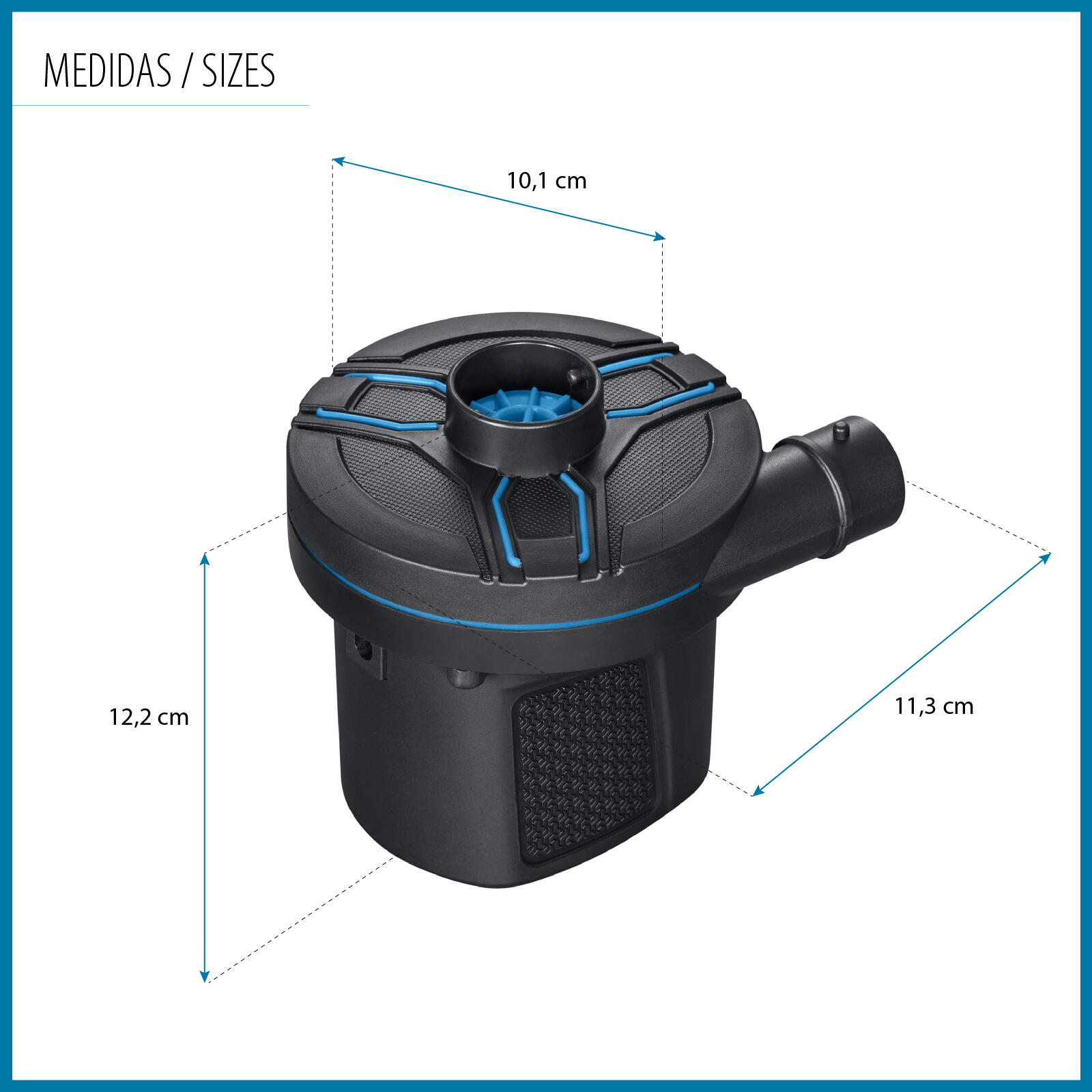 Elektrische Luchtpomp Bestway Zwart/Blauw 4/5
