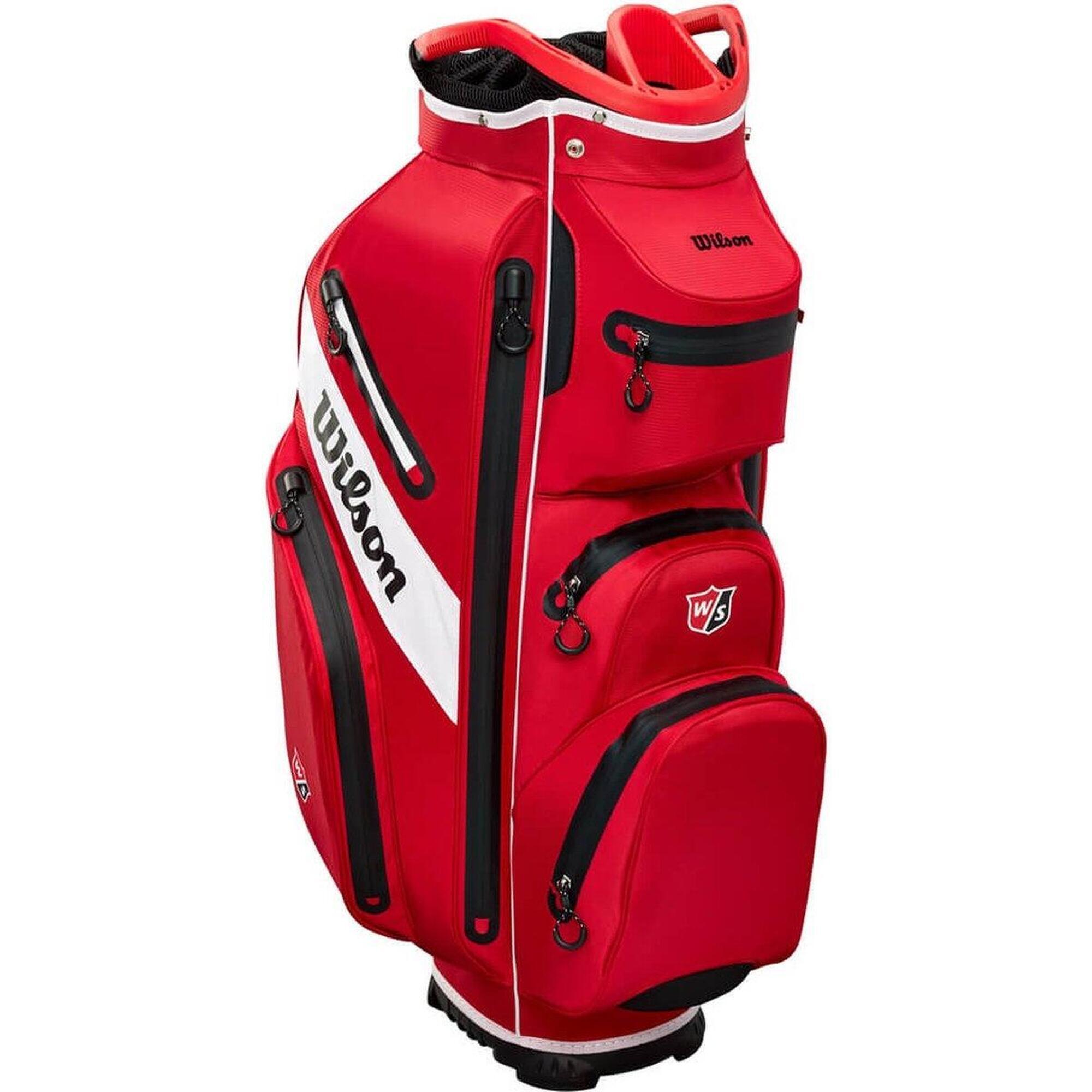 Wilson Staff Exo Dry Cartbag Imperméable 2022 - Rouge Noir Blanc