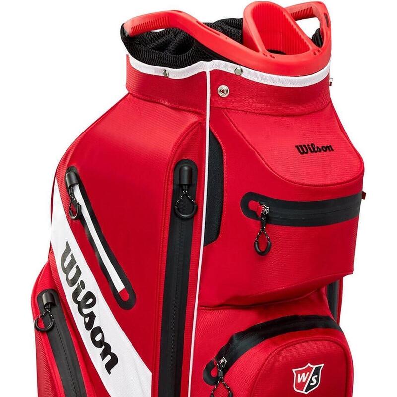 Wilson Staff Exo Dry Cartbag Imperméable 2022 - Rouge Noir Blanc