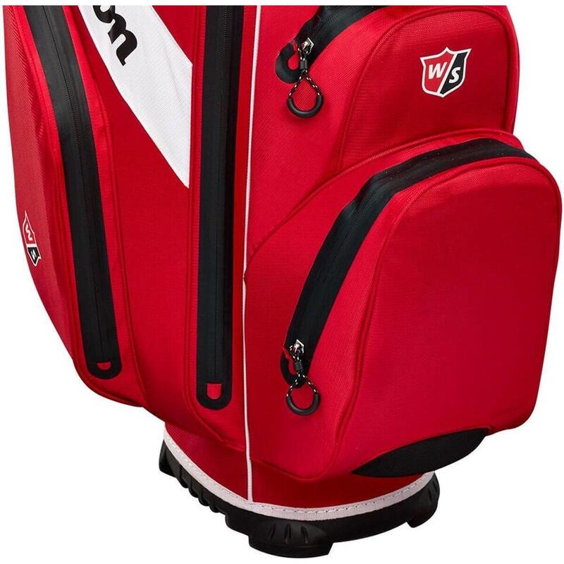 Wilson Staff Exo Dry Cartbag Imperméable 2022 - Rouge Noir Blanc