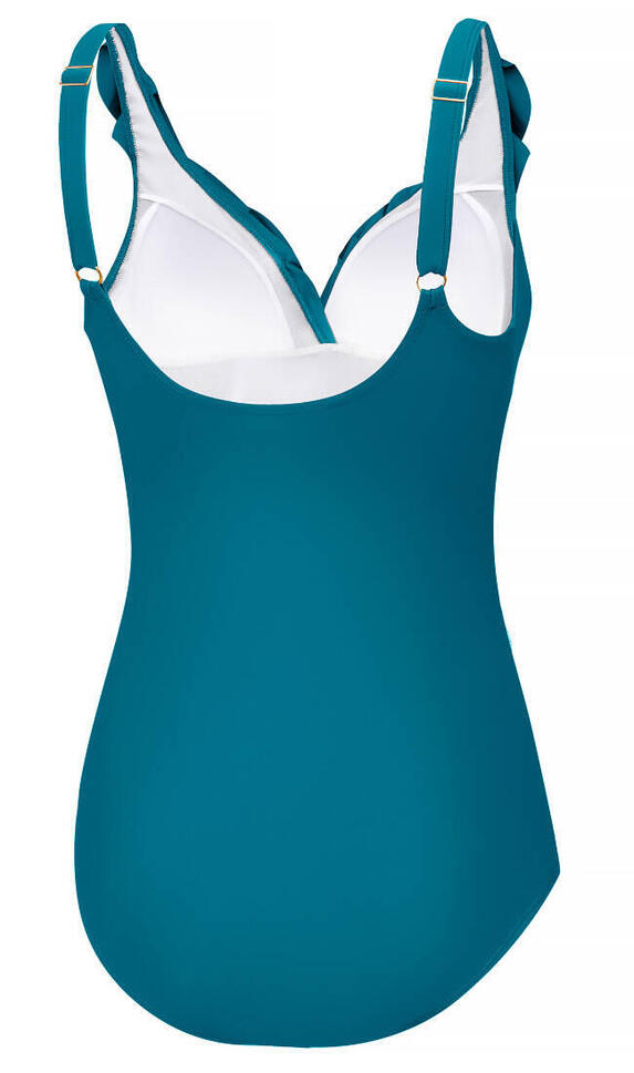 Damski kostium kąpielowy jednoczęściowy z falbanką Aqua Speed Lydia