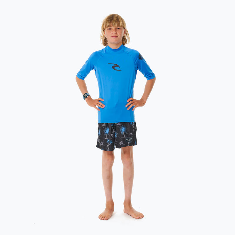 Camiseta de baño Rip Curl Lycra Brand Wave UPF para niño