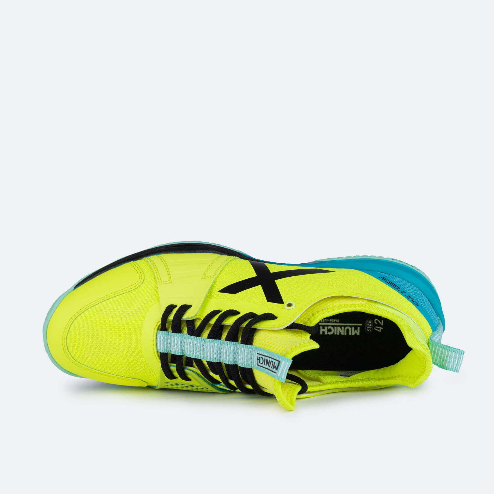 Zapatillas Munich Oxygen 45 Amarillo Fluor Azul -  - 45 3/5