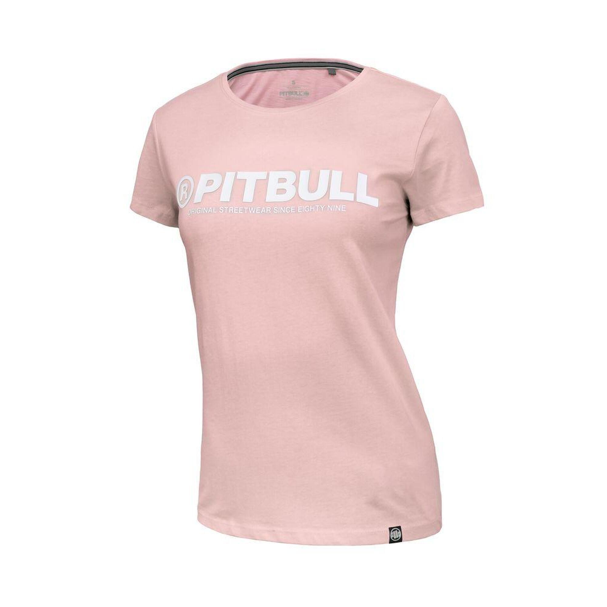 Pitbull - T-shirt Femme Pitbull R - T-shirt Manches Courtes - Blanc|rose - Decathlon