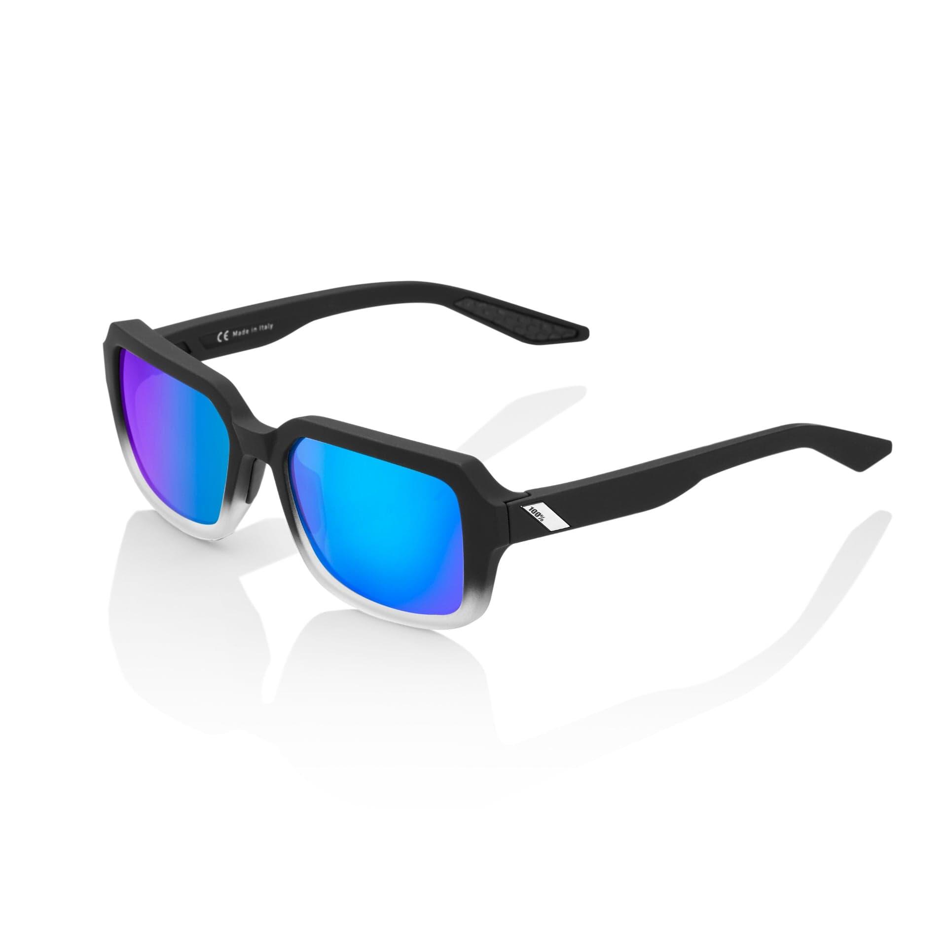 100 Percent Rideley Sunglasses Fade Black/Blue Mirror Lens