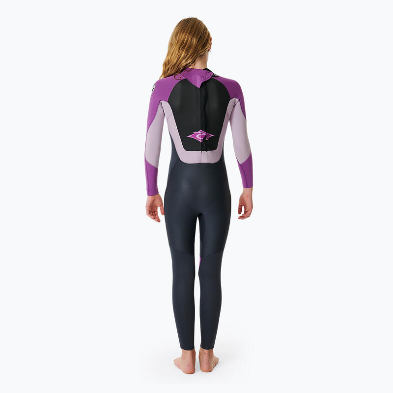 Traje de neopreno de natación para niños Rip Curl Omega 3/2 Back Zip