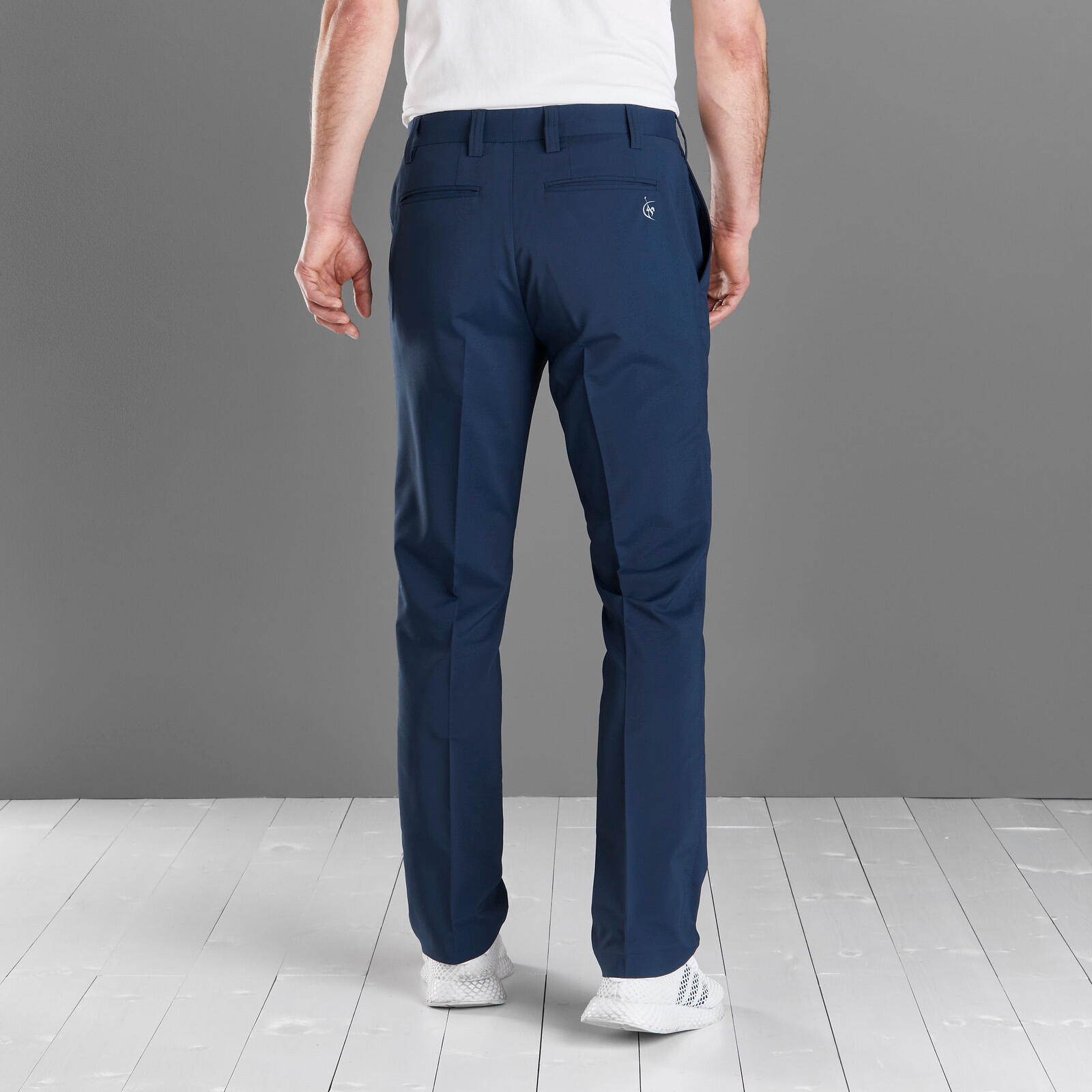 Harry Hall Men's Golf Trousers Navy HARRY HALL Decathlon