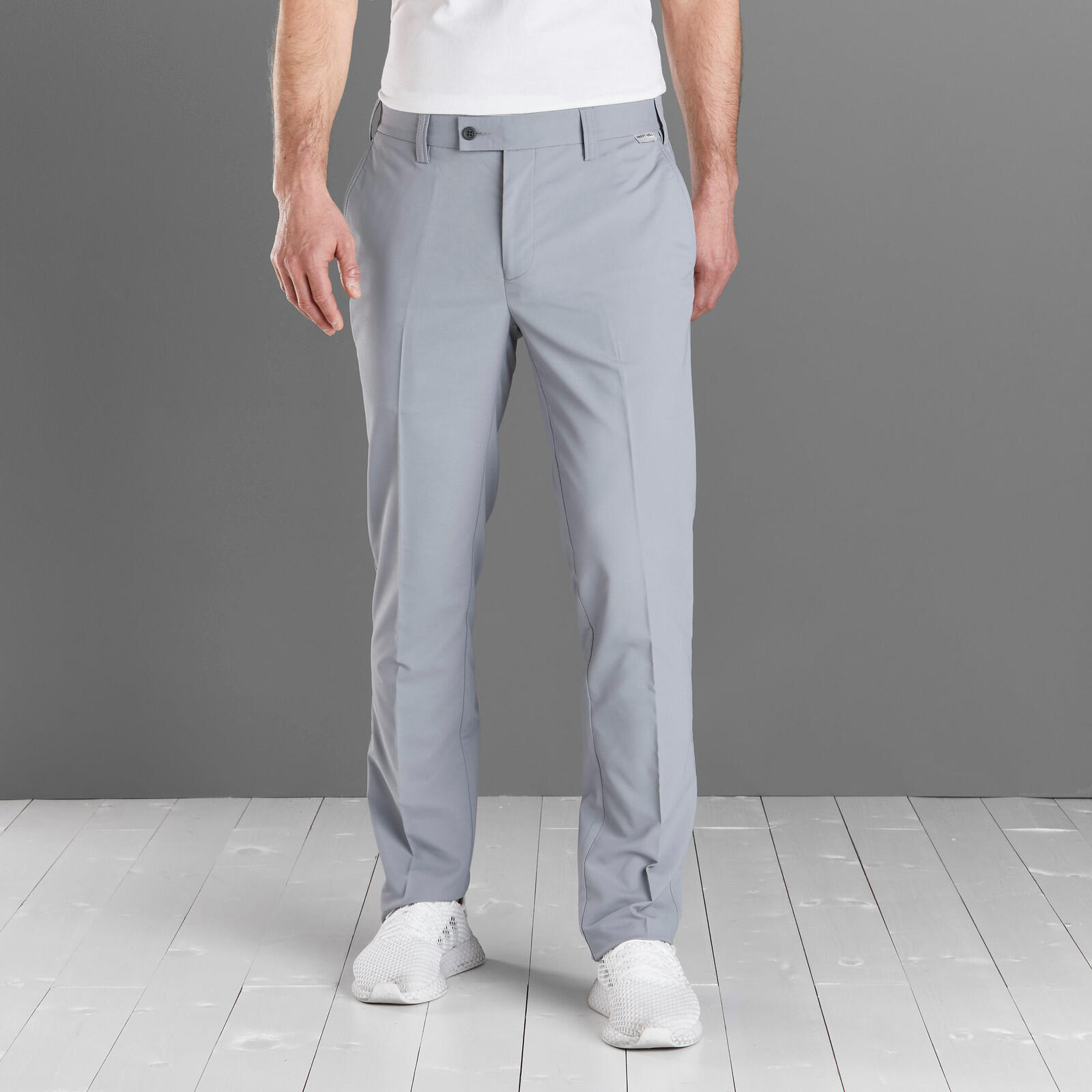 Harry Hall Men's Golf Trousers Grey HARRY HALL Decathlon