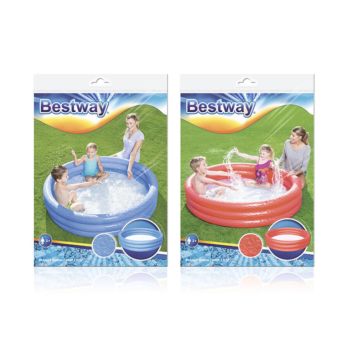 Inflatable Paddling Pool for Children Bestway + 2 Years 2/6