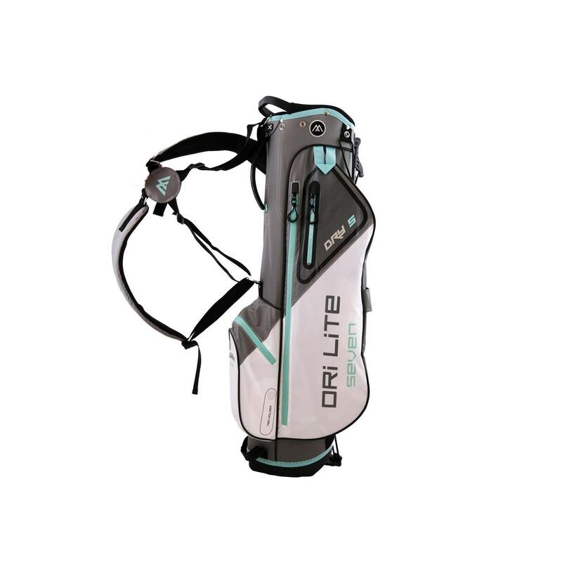 Dri Lite Seven - Waterdichte Golftas - Stand Bag - Wit Grijs