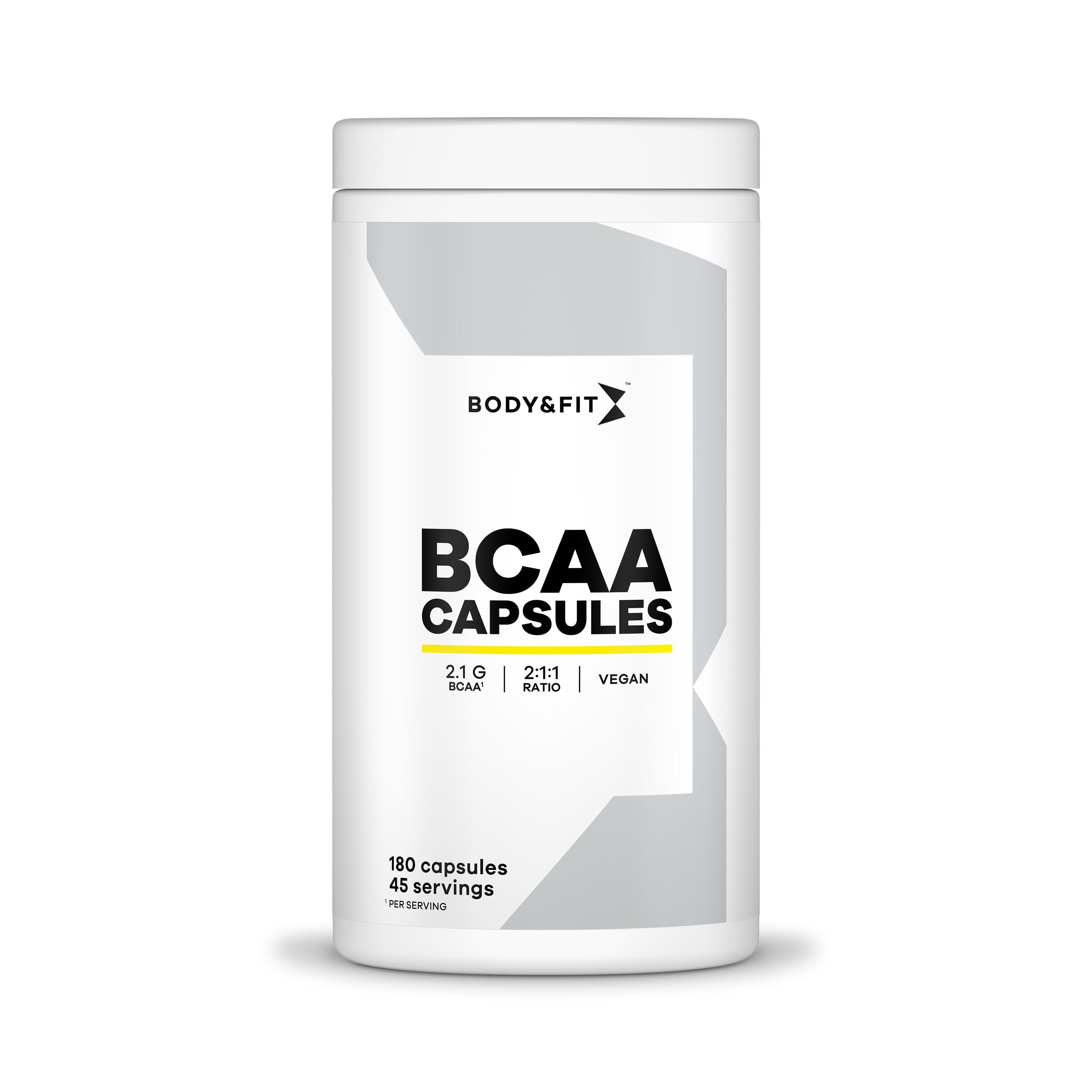 BODY&FIT BCAA Capsules -  - 180 veggie caps
