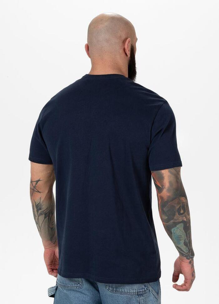 Koszulka bawełniana sportowa t-shirt dla dorosłych Garment Washed USA Cal