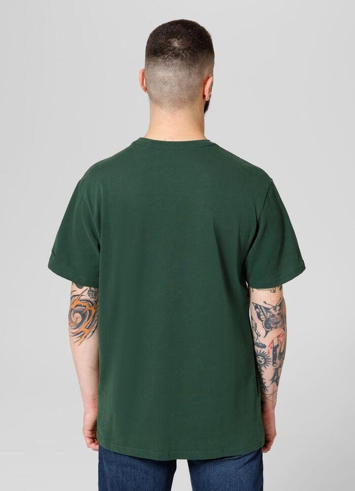 Koszulka bawełniana sportowa t-shirt dla dorosłych Garment Washed USA Cal