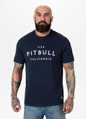 Heren t-shirt pitbull usa cal