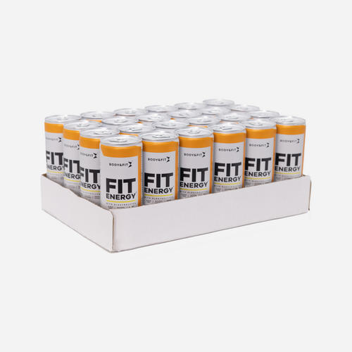 BODY&FIT Fit Energy Drink - Sportdrank - Orange - 6000 ml