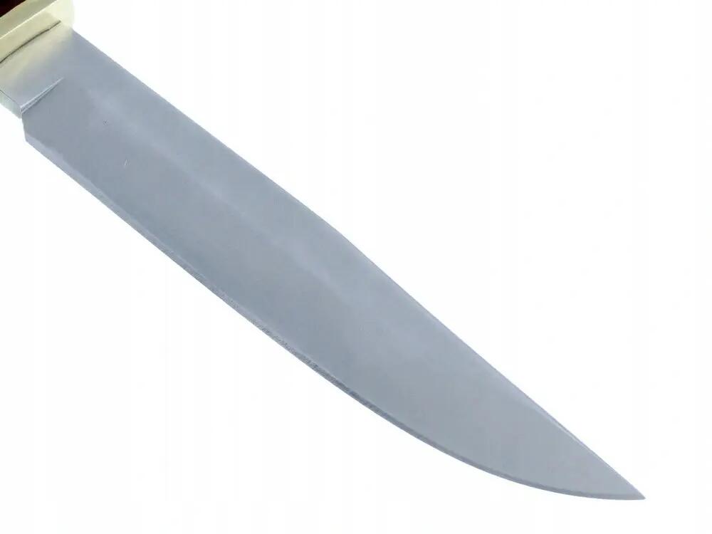 Nóż myśliwski Pakkawood 120 mm ze skórzaną pochwą 5/7