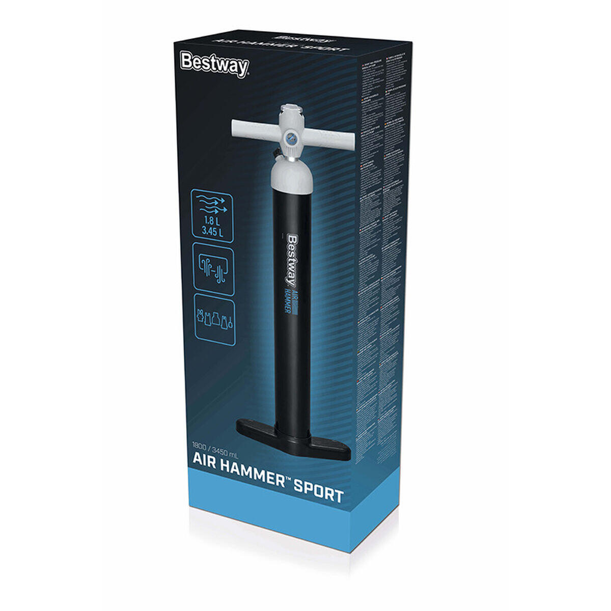Bomba de Ar Bestway 25 x 10,5 x 65 cm 2/7