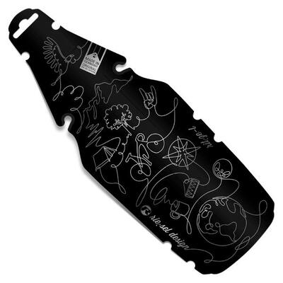 Steckschutzblech Mudguard für den Sattel MTB GRAVEL KIDSBIKE Schutzblech hinten