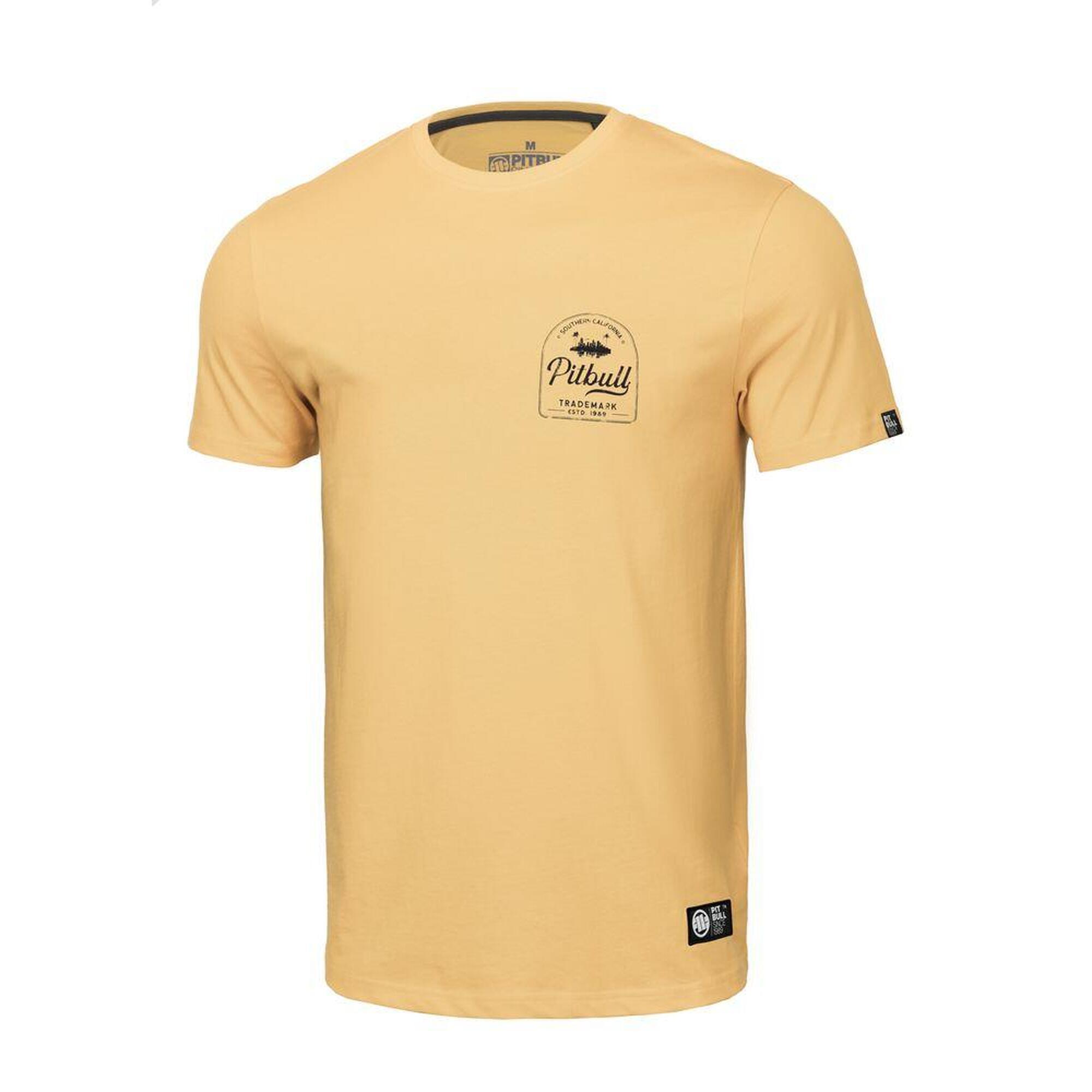 Pitbull - T-shirt Homme Pitbull So Cal - T-shirt Manches Courtes - Jaune|noir - Decathlon