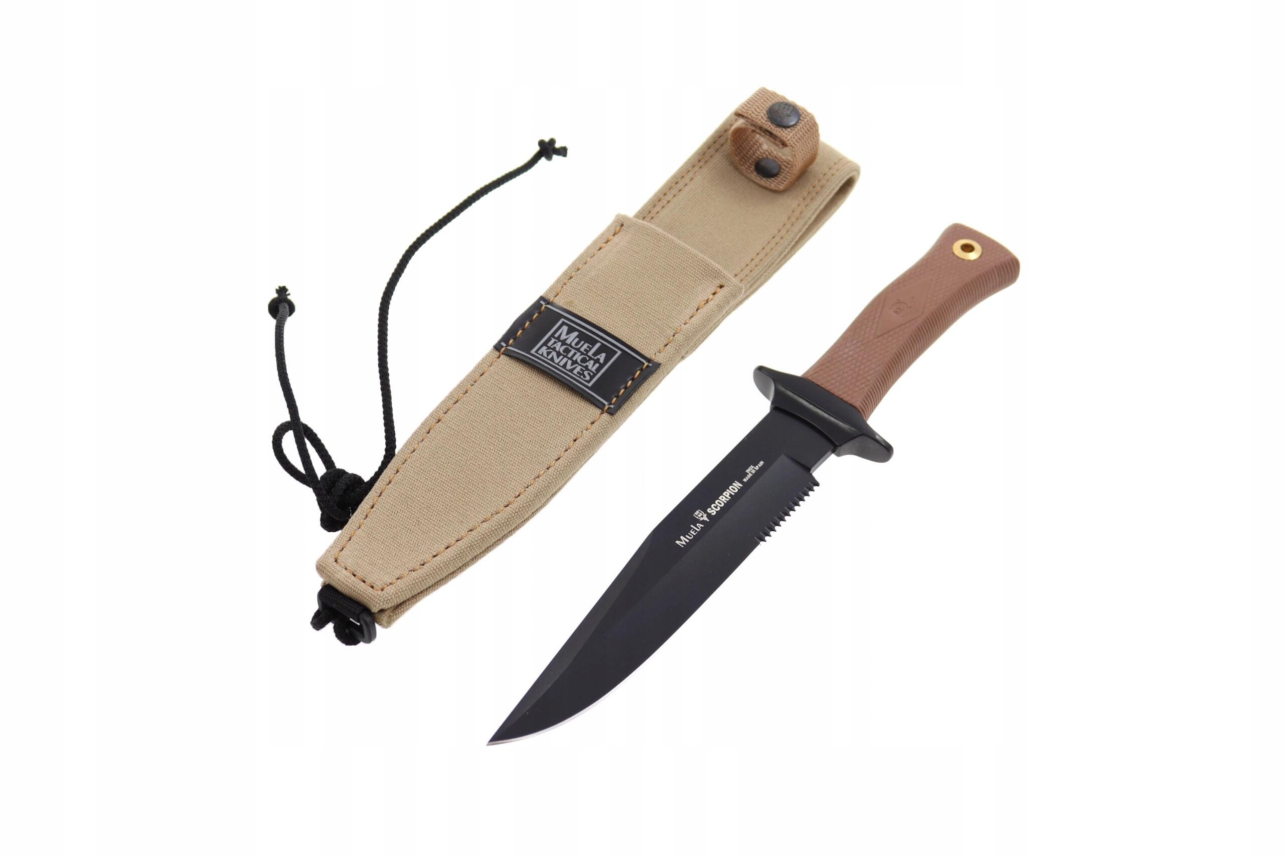 Nóż survivalowy Scorpion 180 mm + etui 5/6