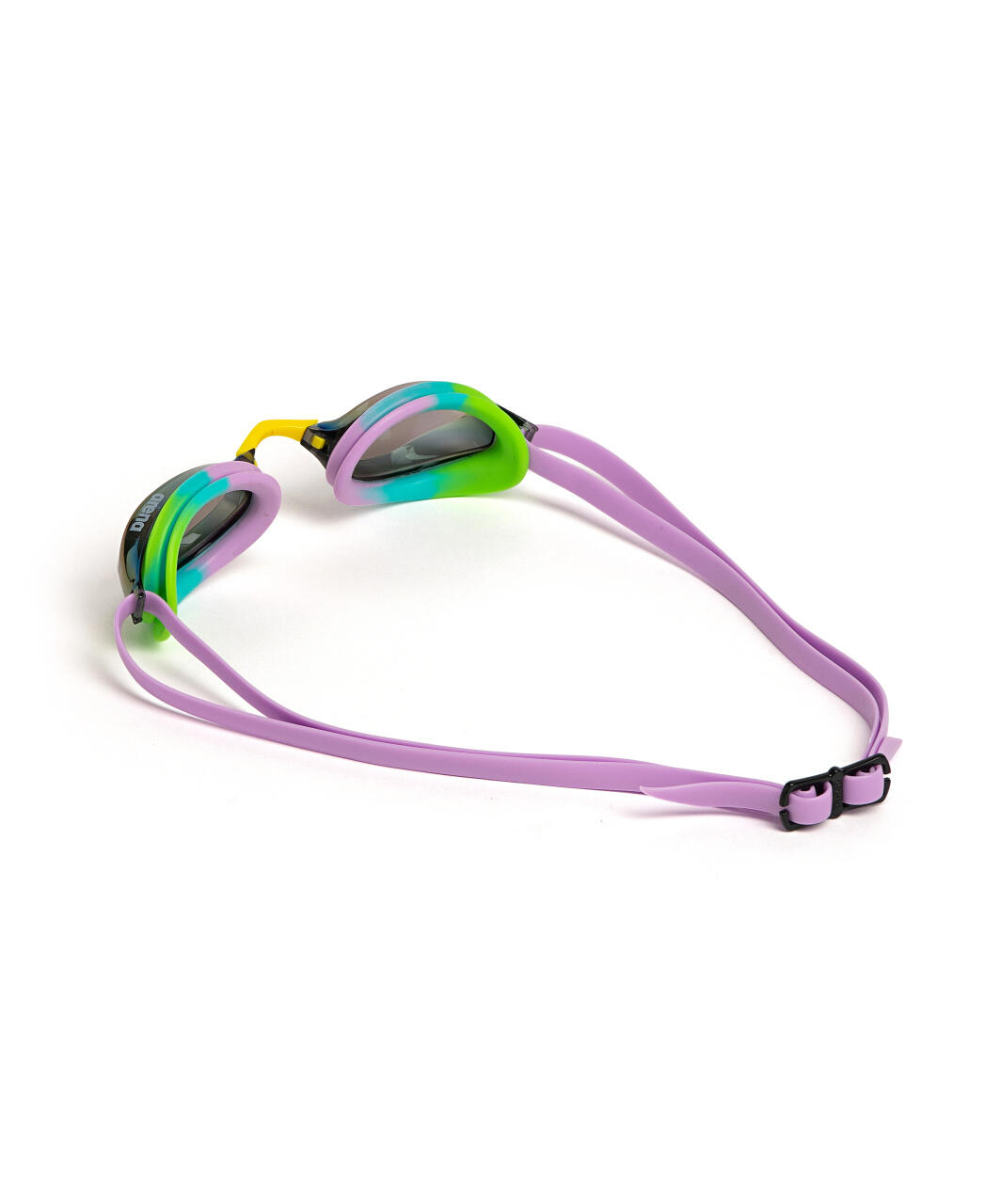 Arena Python Mirror Swimming Goggles UV Protection Lens - Green/Violet/Green 6/7