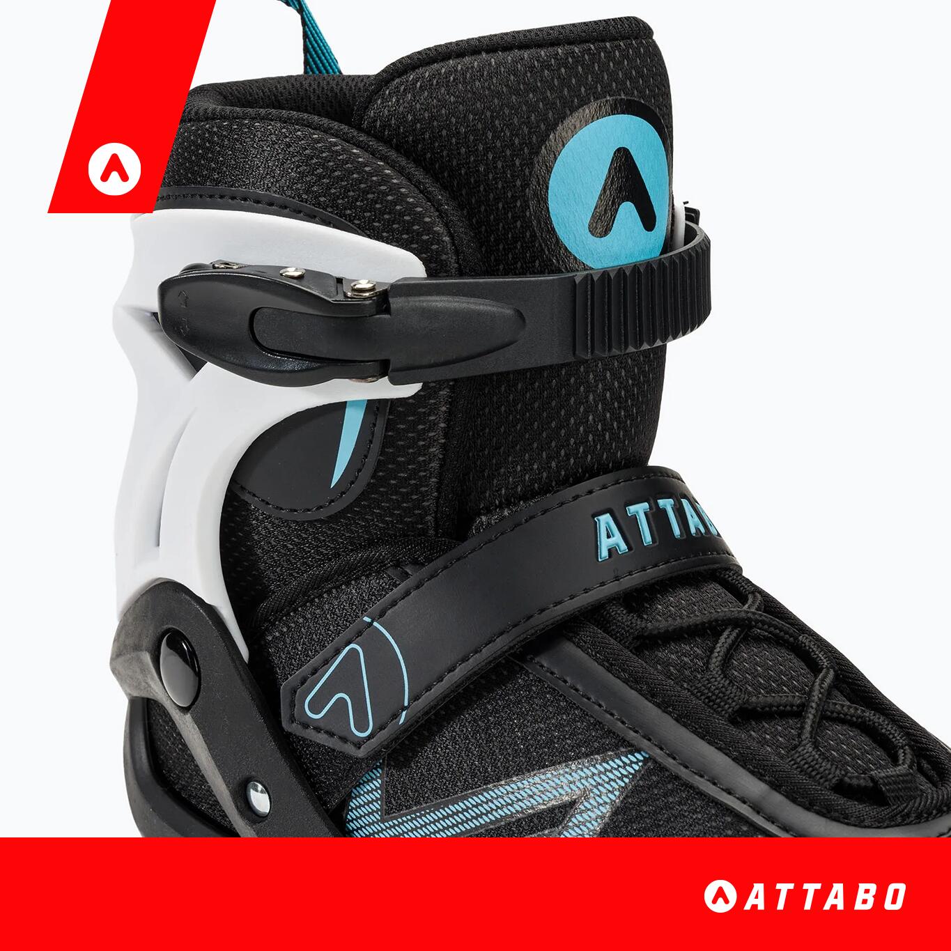 ATTABO Kylo 2in1 Kinder-Inliner & Schlittschuhe | Verstellbar Größe 30-41, Mit ABEC-7 Lagern & PU-Rollen
