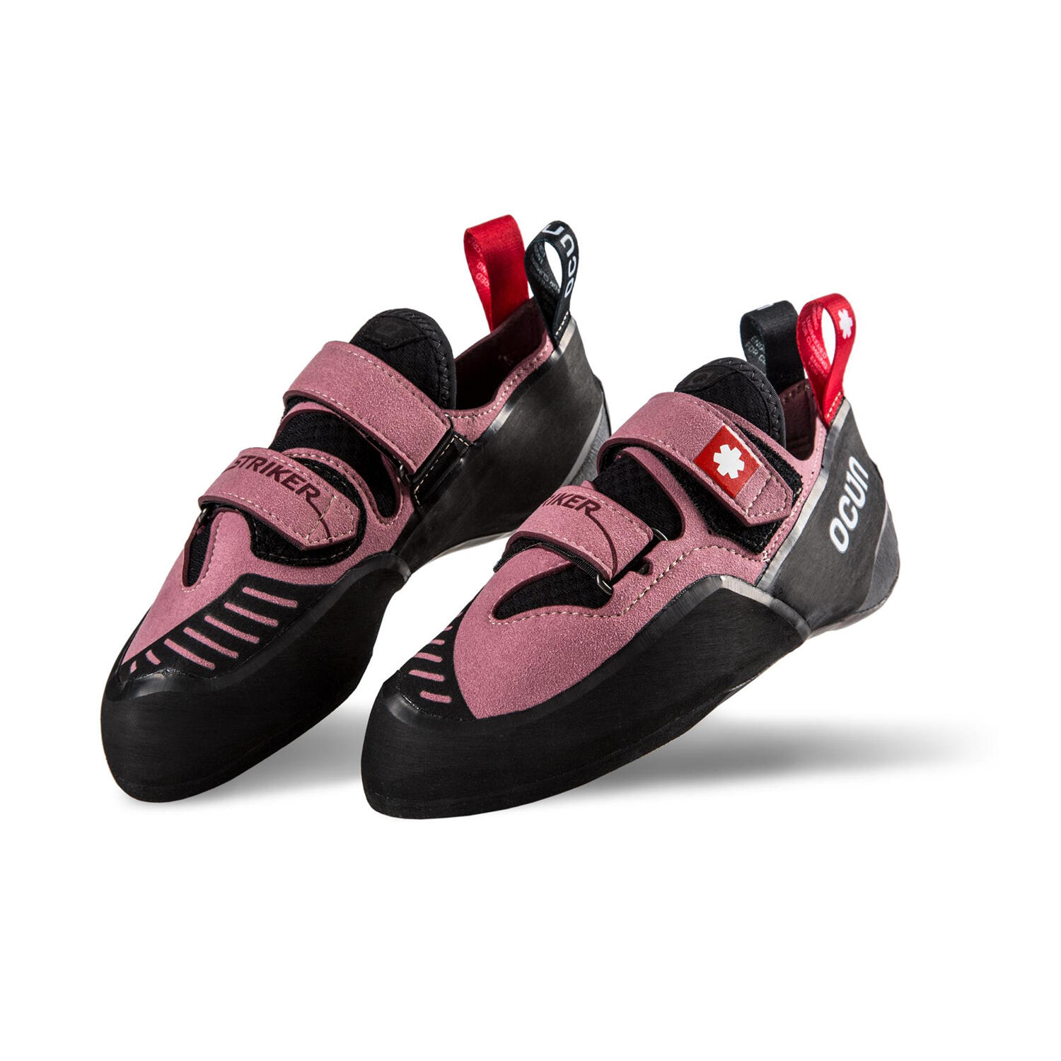 Zapatillas de escalada Ocún Striker QC rosa T37 microfibra suela CAT 4mm Velcro 3/7