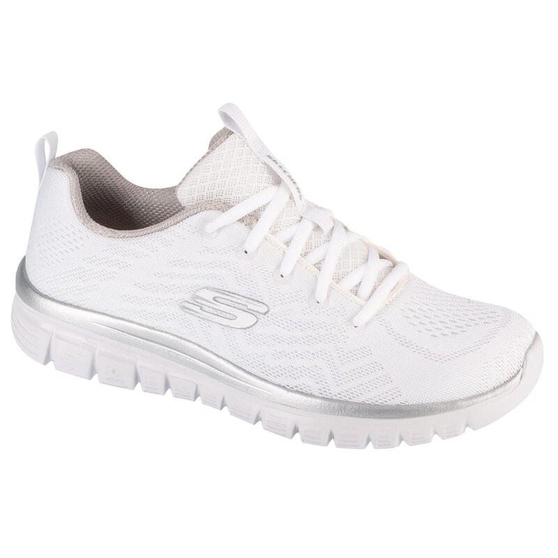 Pantofi sport femei Skechers Get Connected, Alb