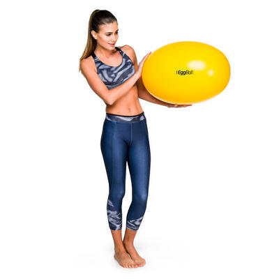 Fitnessball Eggball ø 45 cm. Gelb Gymnastik Unisex