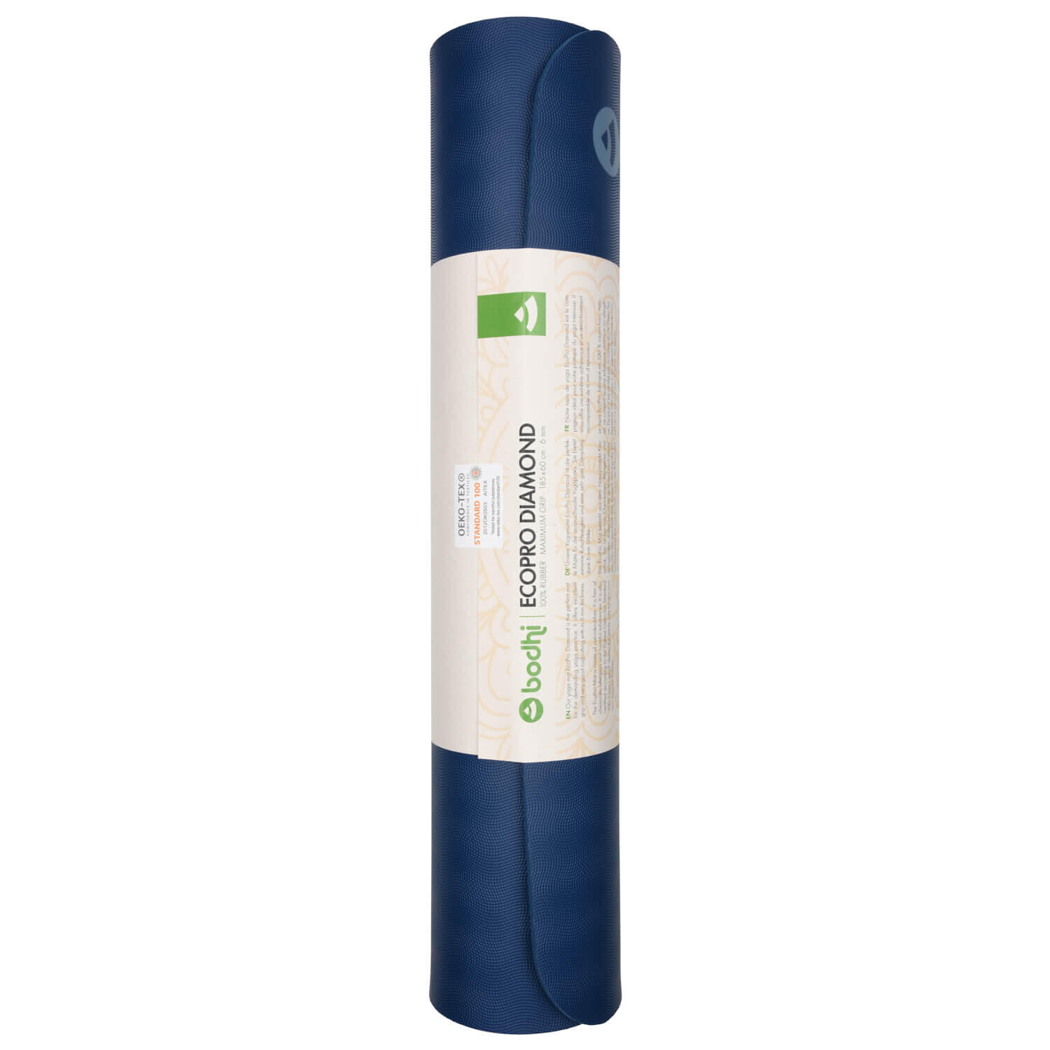 Tappetino yoga in gomma antiscivolo Bodhi EcoPro Diamond 6 mm 4/7