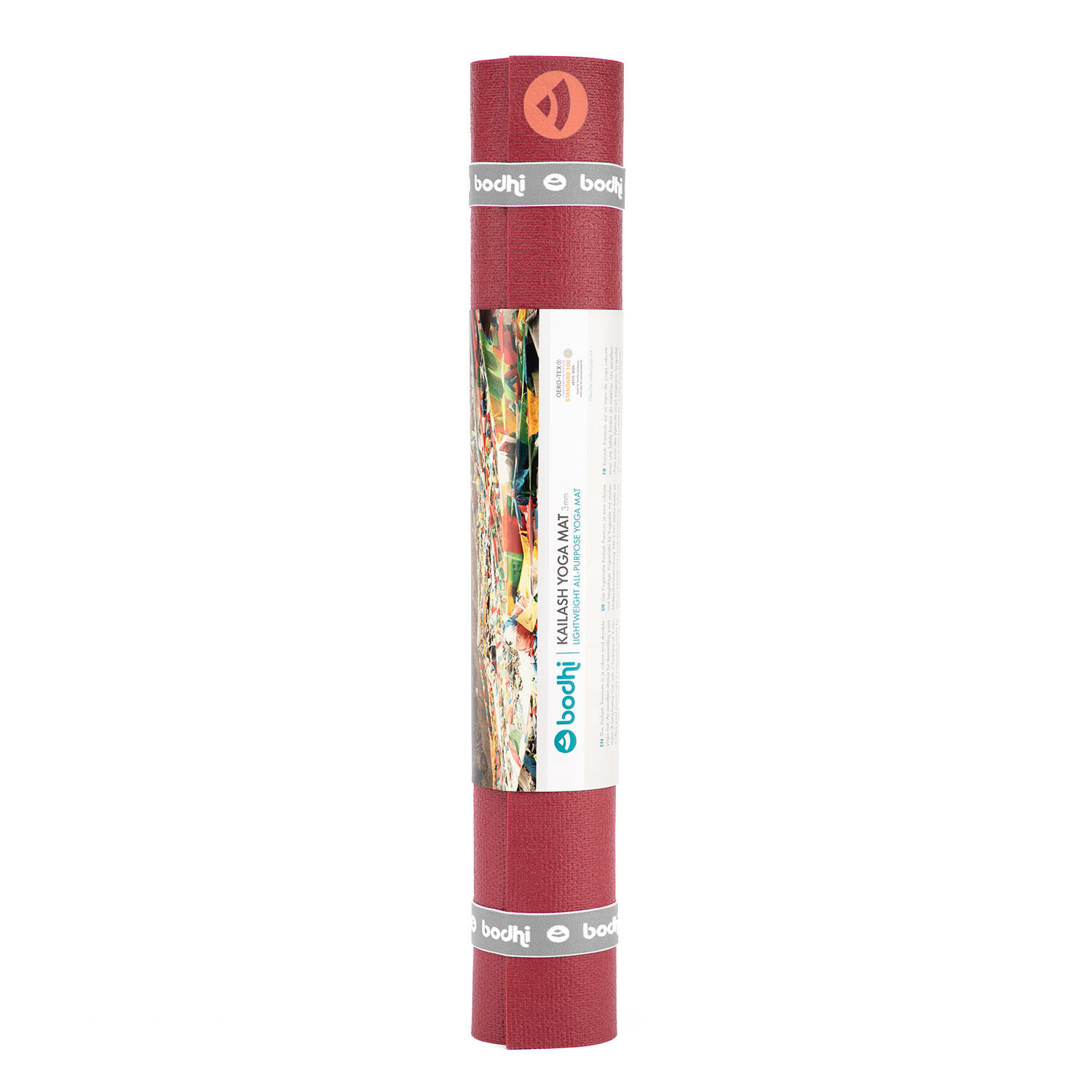 Tappetino yoga antiscivolo Bodhi Kailash Premium 3 mm Fitness Pilates 6/6